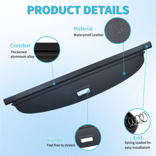 Retractable Rear Cargo Cover For Honda Prologue 2024–2025 Security Shield
