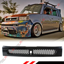 For 2004-2007 Scion XB BB Gloss Black Front Bumper Grille w/ Metal Mesh