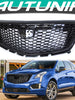 Black Diamond Front Upper Grill Replacement for Cadillac XT5 2020-2024 w/o Camera