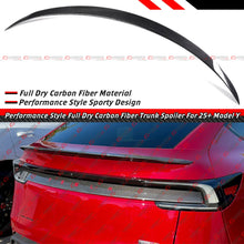 For 2025-2026 Tesla Model Y Juniper Performance Full Carbon Fiber Trunk Spoiler Wing
