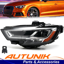 Direct Fit For Audi A3 S3 8V 2017-2020 LED Headlight Left Driver Side w/o AFS