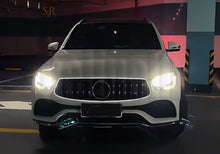 Front Bumper luminous Grille W/LED  Light Fit For 2020-2022 Mercedes Benz GLC X253 W253