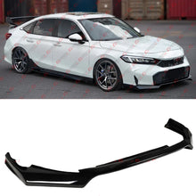 For 2025-2026 Honda Civic 11th M Style Gloss Black 1PC Front Bumper Lip Spoiler