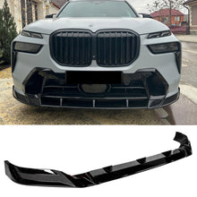 Gloss Black Front Bumper Lip Spoiler For 2023-2025 BMW X7 G07 LCI M Sport