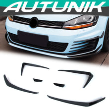 Glossy Black Front Bumper Canard Set for VW Golf MK7 GTI 2013-2016 vw89