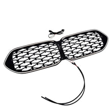 For 2021-2024 BMW 2 Series 4-Door F44 Front LED Grille Bumper Grill Diamond Style Gloss Black Kidney Grill