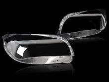 Pair Front Headlight Lens Cover + Glue For BMW X1 E84 2013-2015 Left & Right