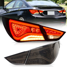 Smoked Full LED Tail Lights For Hyundai Sonata 2011-2014 w/ Sequential Indicators