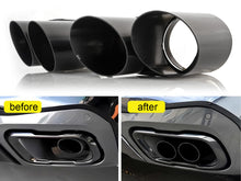Stainless Dual Exhaust Muffler Pipe Tips for BMW X5 G05 X6 G06 X7 G07 2019-2026 (M-Sport Only)