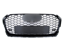 Honeycomb Black Front Grill For AUDI A5 B9 F5 S5 2017-2019