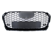 Gloss Black Front Mesh Grille for Audi A5 S5 B9 2017-2019 fg120