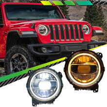 LED Headlight Assembly for Jeep Wrangler 2018-2024