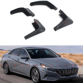 For 2021-2024 Hyundai Elantra Mud Flaps Guards Splash Flares 4 Piece Front & Rear