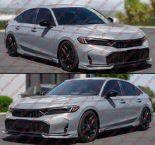 For 2022-2025-2026 Honda Civic Urban Gray Pearl 2 Toned Side Skirt Extension