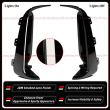 For 2023-2025 Honda Civic Type-R FL5 White Front Bumper Replacement LED DRL Fog Light