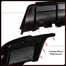 For 2025-2026 Toyota Camry Yofer Gloss Black Rear Bumper Diffuser Replacement W/ LED