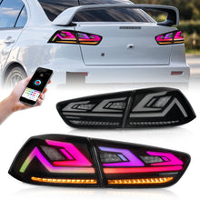 LED RGB Tail Lights Assembly for Mitsubishi Lancer EVO X 2008-2017 Rear Lamps