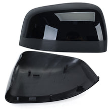 Pair Glossy Black Rear View Mirror Cover Cap Replacement For Dodge Durango 2011-2023 Jeep Grand Cherokee 2011-2019