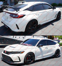 For 2022-2025 Civic Hatchback Type R FL5 M Style Gloss Black Side Window Louver
