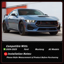 For 2024-2026 Ford Mustang S650 Matt Black Rear License Plate Frame Holder Panel