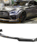 Carbon Fiber Front Bumper Lip Splitter Kit for Infiniti Q50 Sport Q50S 2014-2017