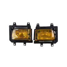 Pair Front Bumper Fog Light Yellow Lens For BMW 3-Series E30 1985-1993 318i 325i