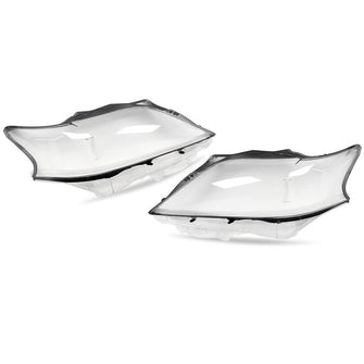 Pair Clear Front Headlight Lens Covers for Lexus RX350 / RX450h 2012–2015 Headlamp Shell Left+Right