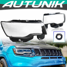 Front For Jeep Grand Cherokee 2014-2019 Left & Right Headlight Lens Cover Clear
