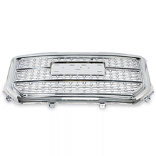 Front Upper Chrome Mesh Grill Fits 2016-2018 GMC Sierra 1500 Grille Denali Style