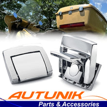 Motorcycle Pack Trunk Latches Luggage Lock Black&Chrome for Harley Touring 1980-2013