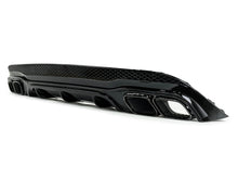 Gloss Black Rear Diffuser w/ Exhaust Tips for Mercedes C207 E250 E400 E500 E550 Coupe/Convertible AMG 2014-2017