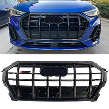 Black Front Bumper Grille For Audi Q3 SQ3 2019-2024 fg326
