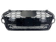 Honeycomb Black Front Grille for 2020-2024 Audi A4 B9 Standard Bumper