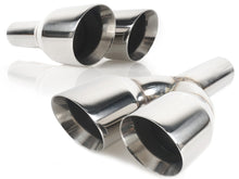 Pair Quad 4" Out Exhaust Tips 2.5" In Fit Ford Mustang S550 2.3L EcoBoost 15-23 / Challenger 2008–2023 (3.6L V6 SXT/GT, 5.7L V8 R/T)