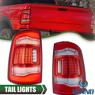 LED Bar Tube Red Tail Light For 2009-2018 Dodge Ram 1500 2500 3500