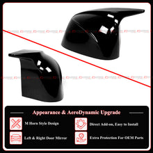 For 2018-2025 BMW G05 X5 X6 X3 X4 X7 M Style Gloss Black Mirror Cover Caps Overlay