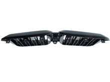 Front Bumper Grill Black Dual Slats Fit 2022-2024 BMW X3 G01 2022-2025 X4 G02 LCI