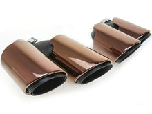 3-Layer Black Exhaust Tips for 2019-2026 Porsche Macan 2.0L Base