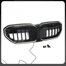 For 2024-2026 BMW 5 Series G60 Front LED Grille Bumper Upper Grill Radiator Gloss Black