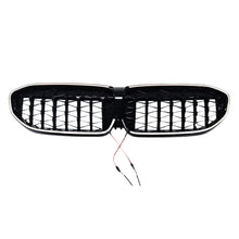 Glossy Black Front Kidney Diamond Grille W/ LED For 2019-2022 BMW G20 330i M340i