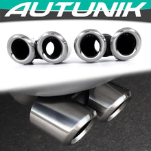 Brushed Chrome Exhaust Tips For 2020-2026 Land Rover Defender 90 110 130 2.0L