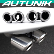 Pair For 2020+ Land Rover Defender 90/110 3.0L 2L Exhaust Muffler Tips Brushed