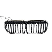 For 2020-2022 BMW 7-Series G11 G12 LCI Gloss Black LED Front Kidney Grille Grill Light