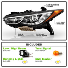 Driver Left Side For 2019-2020 Infiniti QX60 Factory LED Low Beam Projector Headlight w/o AFS