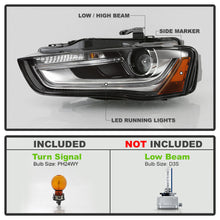 Driver Left Side Head Light For 2013-2016 Audi A4 S4 HID/Xenon Non-AFS Projector Headlight Headlamp