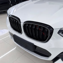 Gloss Black Front Kidney Grill Grille W/ LED Light For 2018-2022 BMW X3 X4 G01 G02