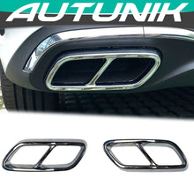 For 2022-2023 Mercedes Benz C Class W206 Chrome Rear Exhaust Pipe Cover Trims