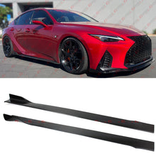 For 2021-2024 Lexus IS300 IS350 Carbon Fiber Winglet Side Skirt Extension