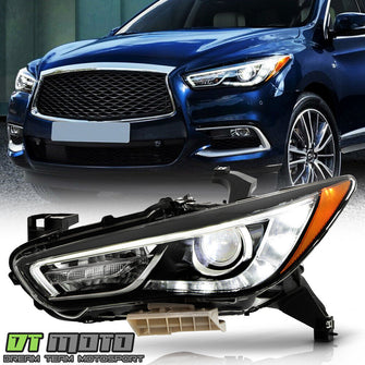 Driver Left Side For 2019-2020 Infiniti QX60 Factory LED Low Beam Projector Headlight w/o AFS