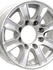 2-Pack 16X6 Aluminum Trailer Wheels 8 Lug 6.5 Center Thoroughbred Silver